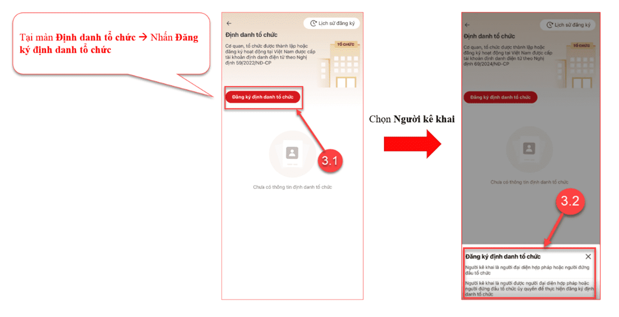 Định danh điện tử cho doanh nghiệp - bước 4