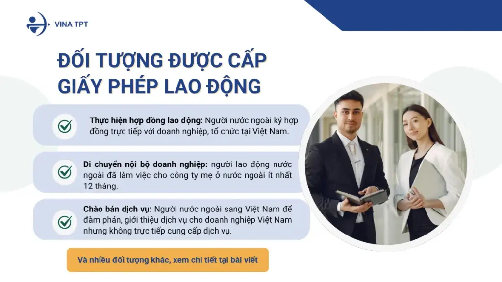 Đối tượng được cấp giấy phép lao động