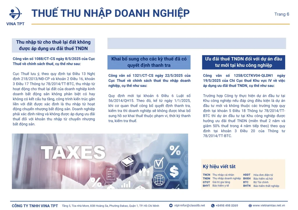 Thuế thu nhập doanh nghiệp 5/2025 - 1