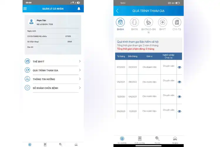 tra cuu ket qua dong bao hiem xa hoi cua cong ty